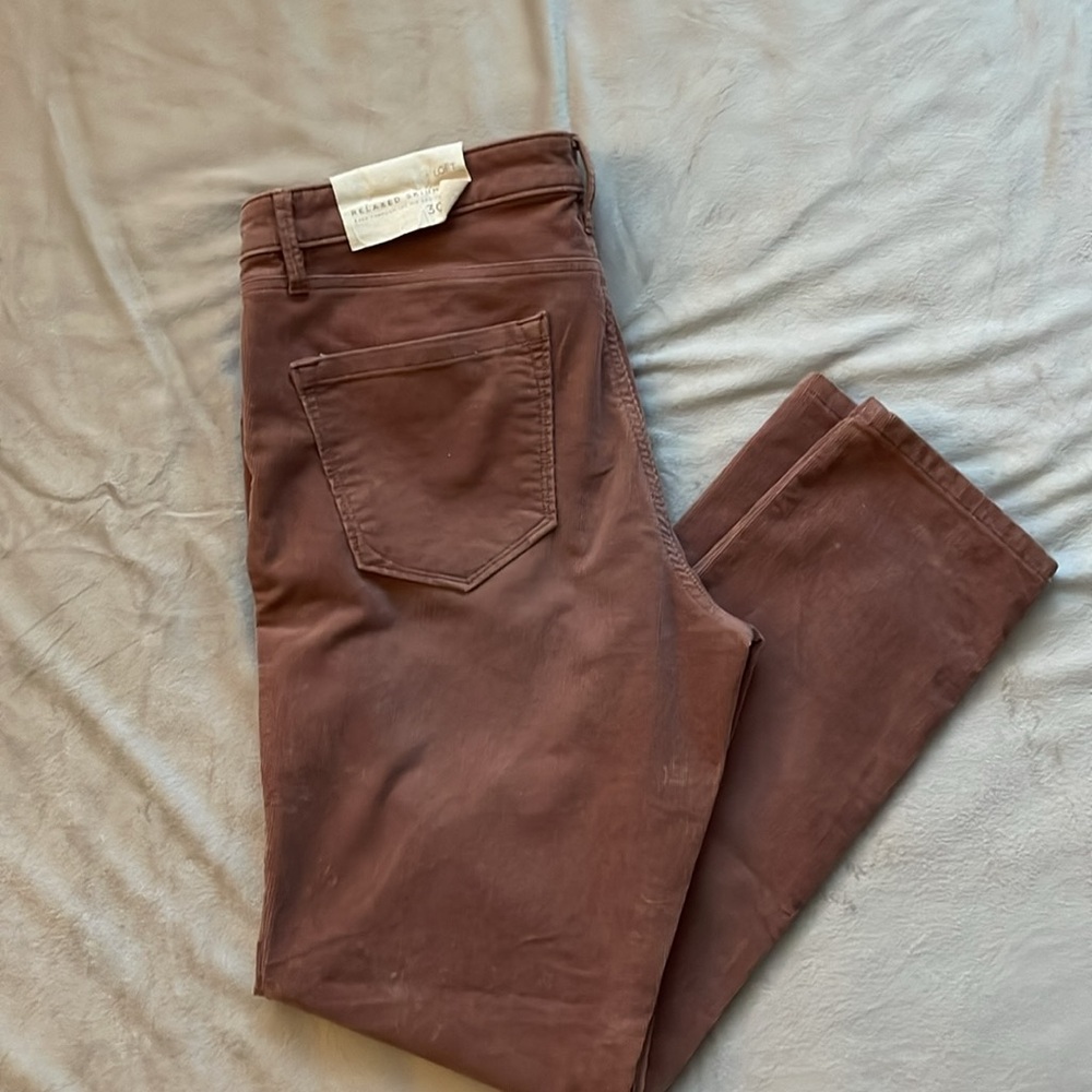 LOFT relaxed skinny pants